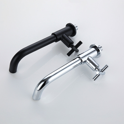 Extendable water faucet mop pool sink single cold long neck long rod balcony basin water outlet SZ2305