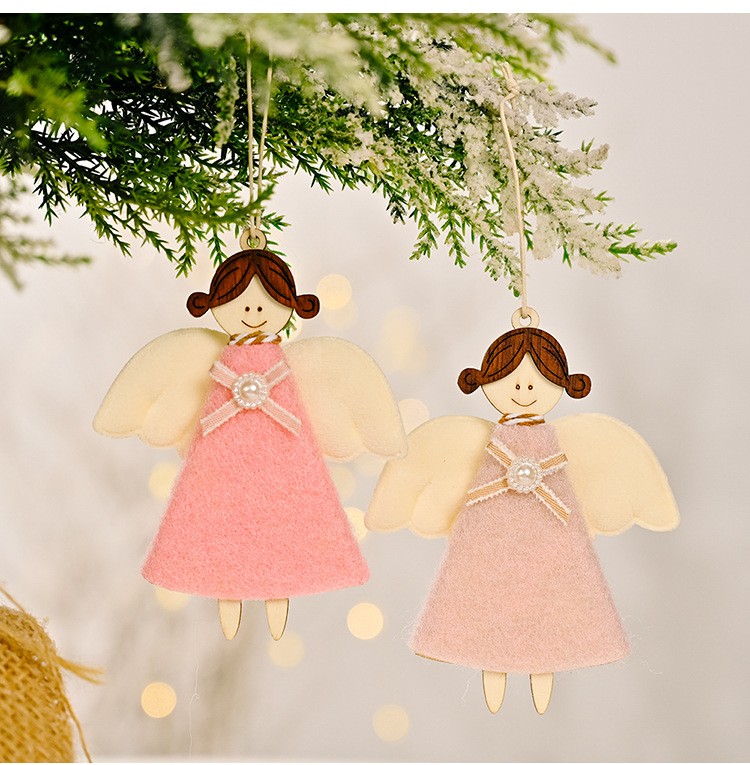 Christmas Non-woven Fabric Angel Pendant Decoration Wholesale Nihaojewelry display picture 4