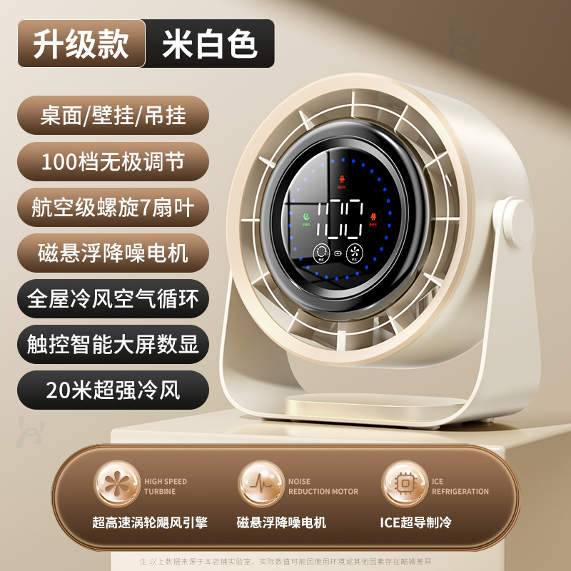 Ventilador de circulación de aire de escritorio, ventilador eléctrico, hogar pequeño, sonido ligero, viento grande, ventilador eléctrico de escritorio, oficina de dormitorio de estudiantes