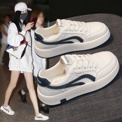 爆款厚底真皮小白鞋女2025秋季新款软底防滑休闲板鞋学生运动女鞋