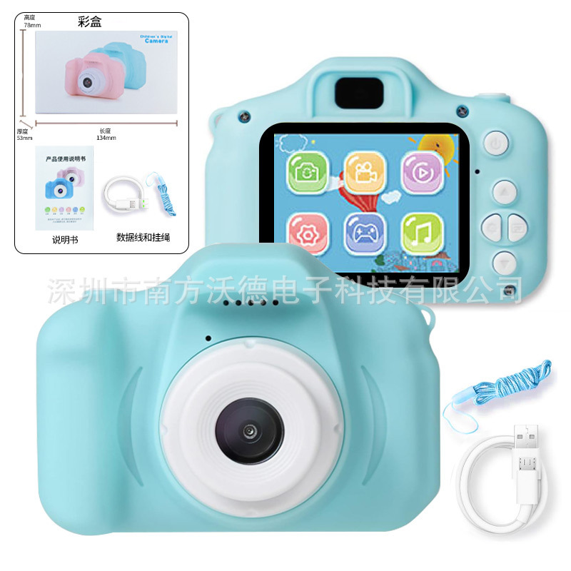 国境を越えた新しいkids camera as子供カメラデジタル漫画ミニ一眼レフスポーツカメラおもちゃ|undefined