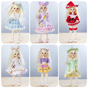 30cm doll dress-up 6 points BJD doll clothes Lolita princess dress clothing wholesale play house toys