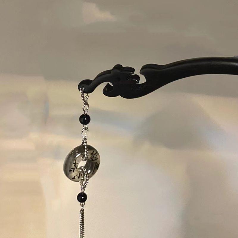 Horquilla de abanico nuevo estilo chino retro de alta gama placa de metal horquilla de pelo Hanfu cheongsam horquilla horquilla accesorios para el cabello femenino