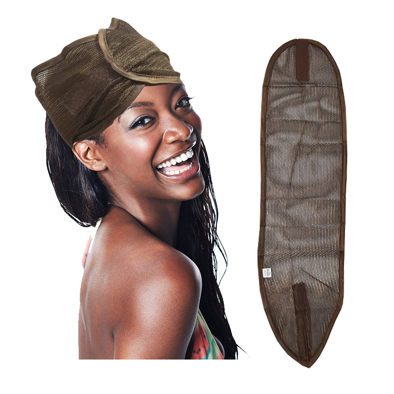 Diseño de malla de Venta caliente africano fresco y cómodo monocromo hombres y mujeres diadema deportiva Banda de Velcro popular europea y americana