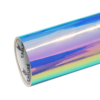 Mirror-Like Dazzling Sticker, Color-Changing, Automotive Film - 135x-18-m-rainbow-electroplated-sapphire-blue