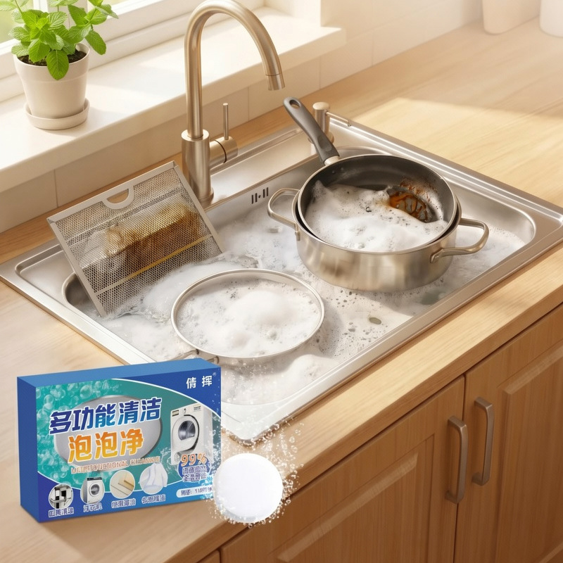 Tabletas Efervescentes Multiusos, Descontaminante, Desodorante, para Limpieza Doméstica y Cocina image 3