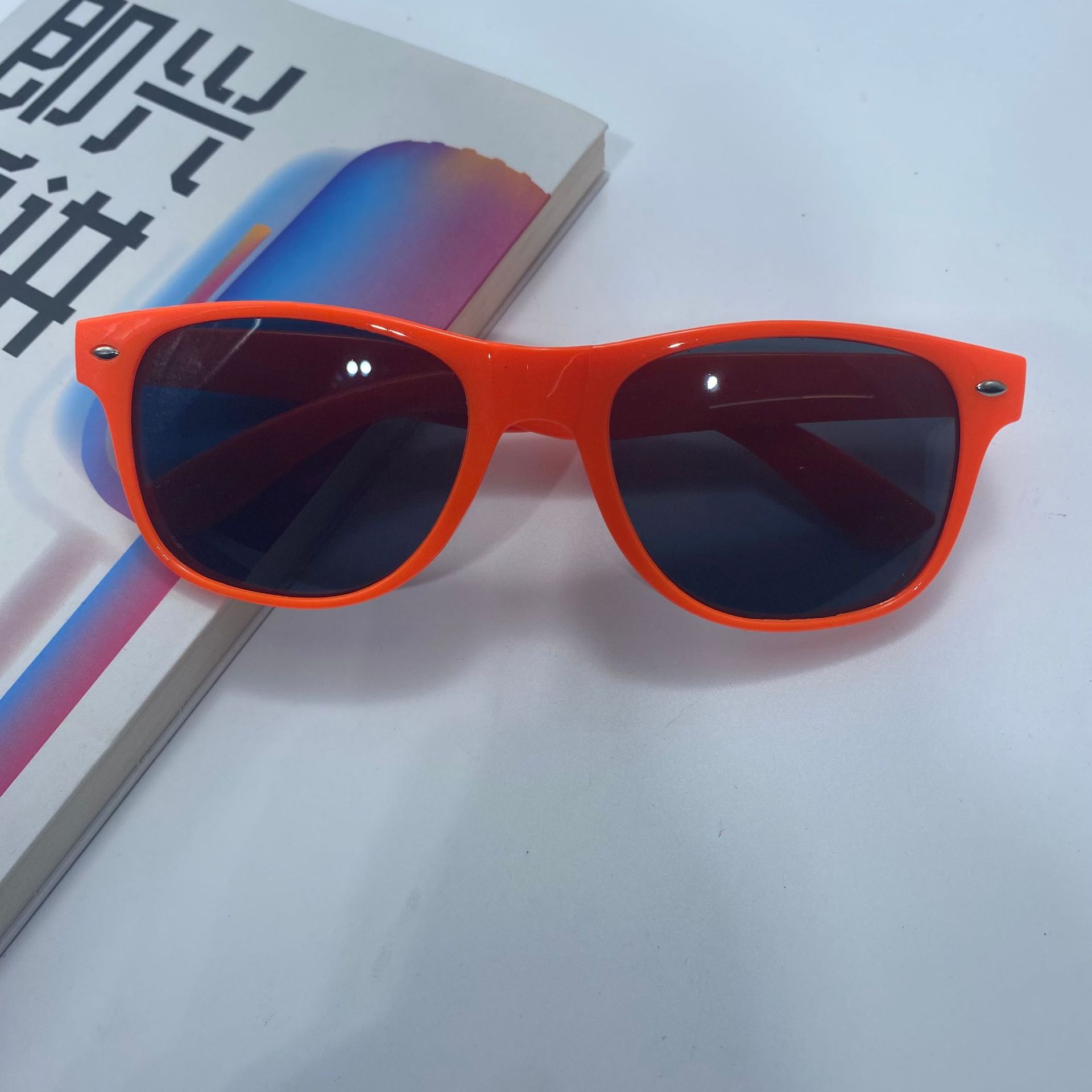 50g Weight Full Frame Glasses Structure Sunglasses Classification PC, UV400 Protection Lens Material Oval Frame Glasses Style Outdoor, Travel Occasion Rainbow Pattern Unisex Gender Hip-Hop, Streetwear Style Hip-Hop Streetwear Rainbow PC UV400 Protection Oval Frame Full Frame Women's Sunglasses 13