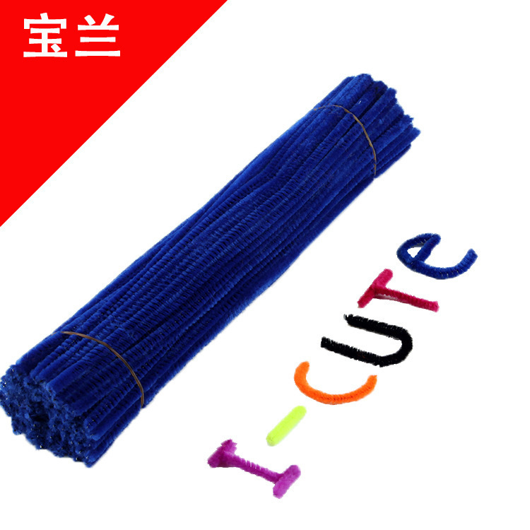 Hecho a mano DIY trenzado paquete de material cifrado ramo de lana Raíz de lana de la raya del color torcido palo de los niños hechos a mano juguetes creativos