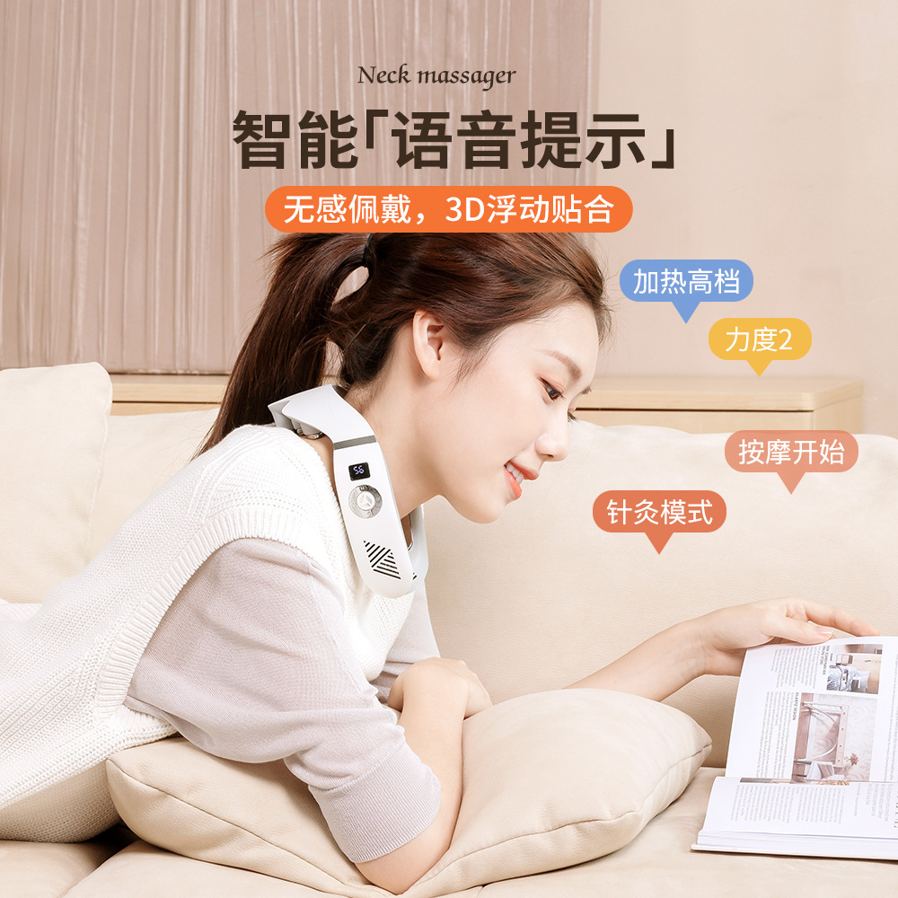 Popular cervical masajeador cuello hombro cuello masaje artefacto físico multifunción amasado clip draga instrumento regalo