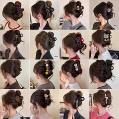 ドーパミンコントラストカラーグリッパー女性のかわいい多用途ヘアピン韓国スタイルのハイエンドヘアピン 2025 新しいアクリルヘアアクセサリー