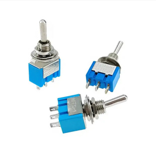 Button switch twist button shaking head rocker arm pulling toggle MTS-102 202 self-reset two second gear three Gear 2 3
