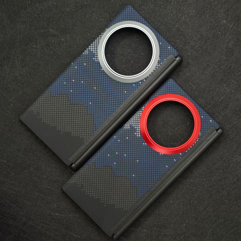 vivo xfold3 ケブラー携帯電話ケース中央軸モデル超薄型 xfold3pro 中央軸磁気保護ケースに適しています|undefined