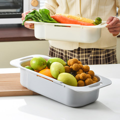 Factory batch kitchen basket, expandable drain basket, fruit tray, sink filter, vegetable washing basin, drain, household use