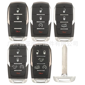 3/4/5/6 düyməli RAM pult smart avtomobil açar korpusu əvəzedici