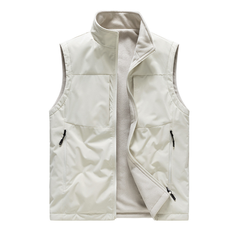 Men's Vest Spring and Autumn Thin High-end Solid Color Collar Polo Men's Outdoor Vest Jacket Men's Breathable Autumn Jacket Men's Vest Spring and Autumn Thin High-end Solid Color Collar Polo Men's Outdoor Vest Jacket Men's Breathable Autumn Jacket