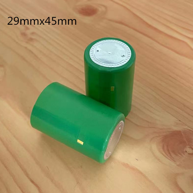 PVC tapa de plástico botella de vino rojo película de sellado cable de tracción fácil película Termocontraíble botella de vino de vidrio película de encogimiento en stock al por mayor