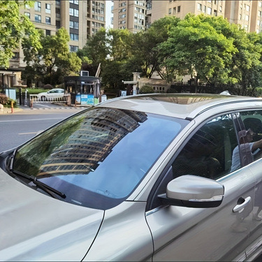 Foreign trade generation hair high heat insulation light blue sunscreen car film household window film store stall heat insulation paste