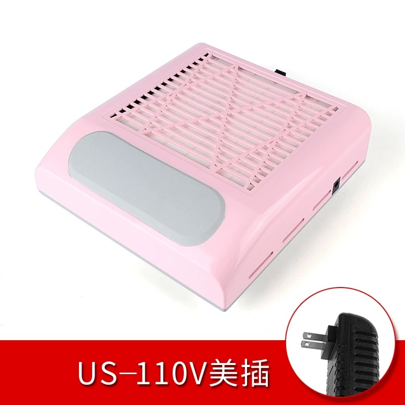 Aspiradora de uñas de alta potencia, aspiradora de escritorio, aspiradora de uñas, aspiradora de uñas 80W, máquina de polvo de uñas