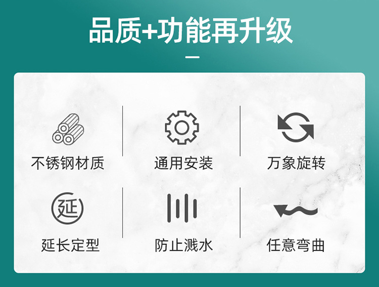 Faucet extender, faucet bubble maker, splash guard, universal rotating extended water pipe, mop sink outlet Application Scenario