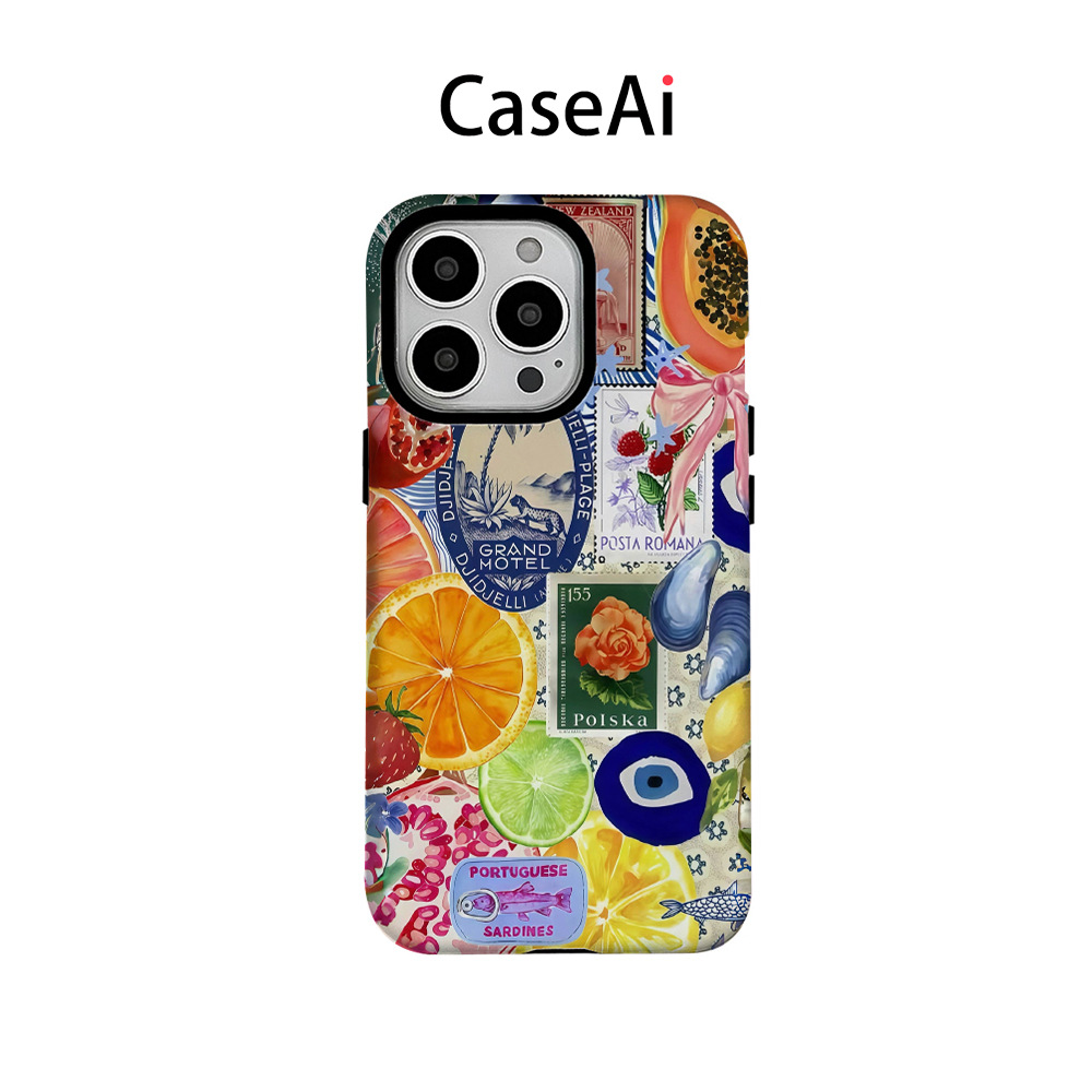 35g Weight iPhone Applicable Brands Phone Cases Classification Feilin Material Fruit Pattern Simple Style Style Feilin Fruit Simple Style Phone Cases Phone Accessories 4