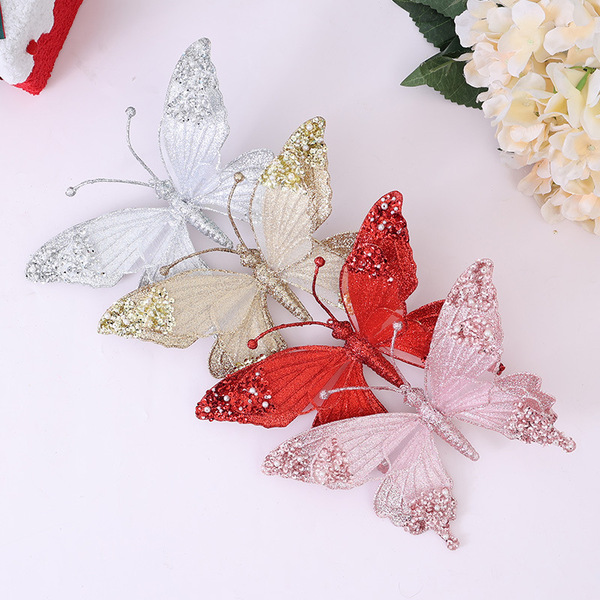 New Christmas decoration glitter powder with diamond large simulated…