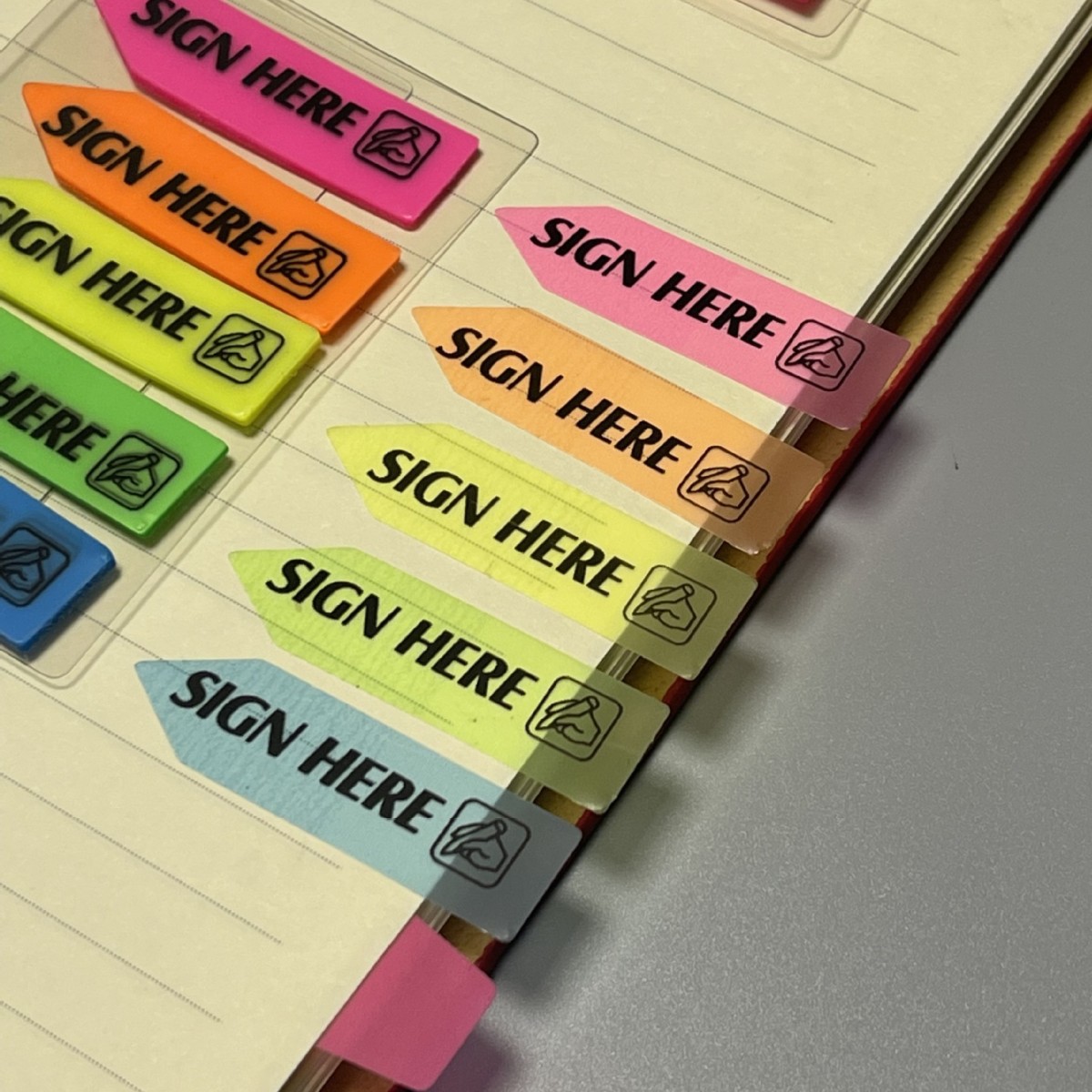 SIGN 형광 5 색 300