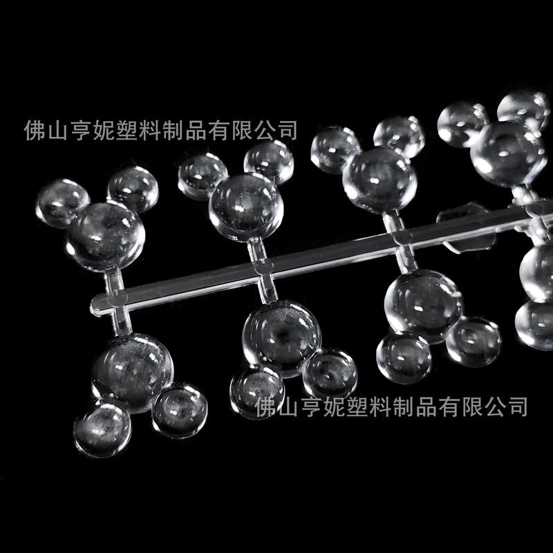 Nail art a variety of cute acrylic small animal bow camellia beads printed color plate wholesale