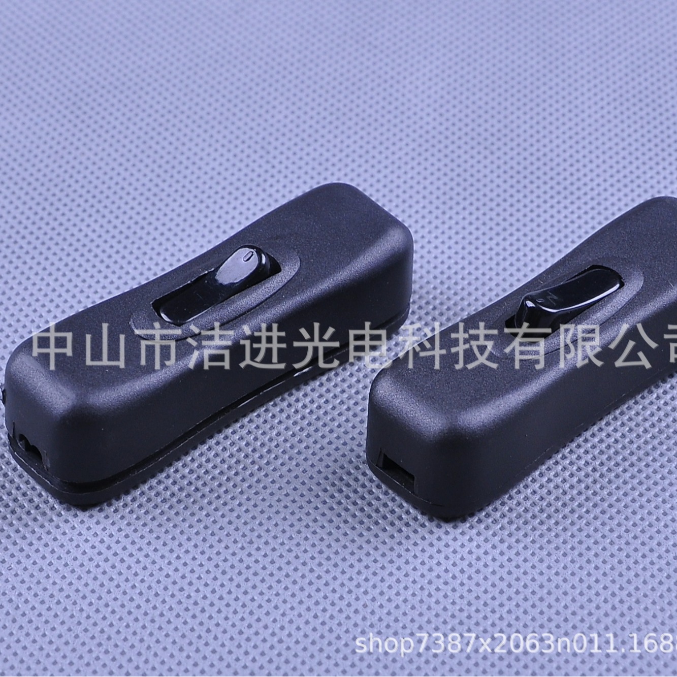 304翘板线上开关直流DC线用圆孔304中途按纽开关普通床头中途开关