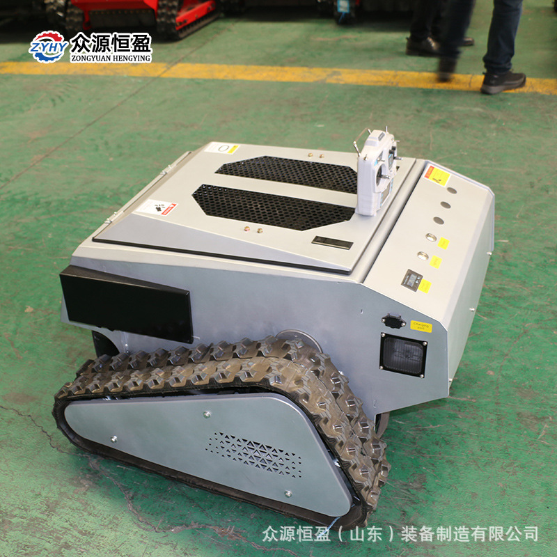 锂电割草机 充电式割草小型家用除草机 遥控电动打草机园林修剪机