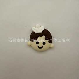 厨师食玩卡通 树脂奶油胶手机壳头绳发卡饰品diy工厂批发水杯贴