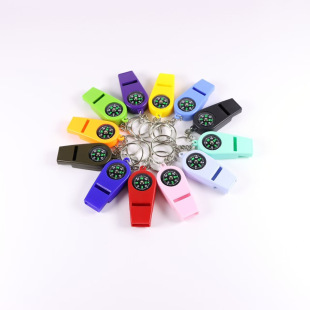 Source Manufacturer Outdoor Survival Rescue Camping Compass Magnifying Glass Two-In-One Multi-Function Whistle
