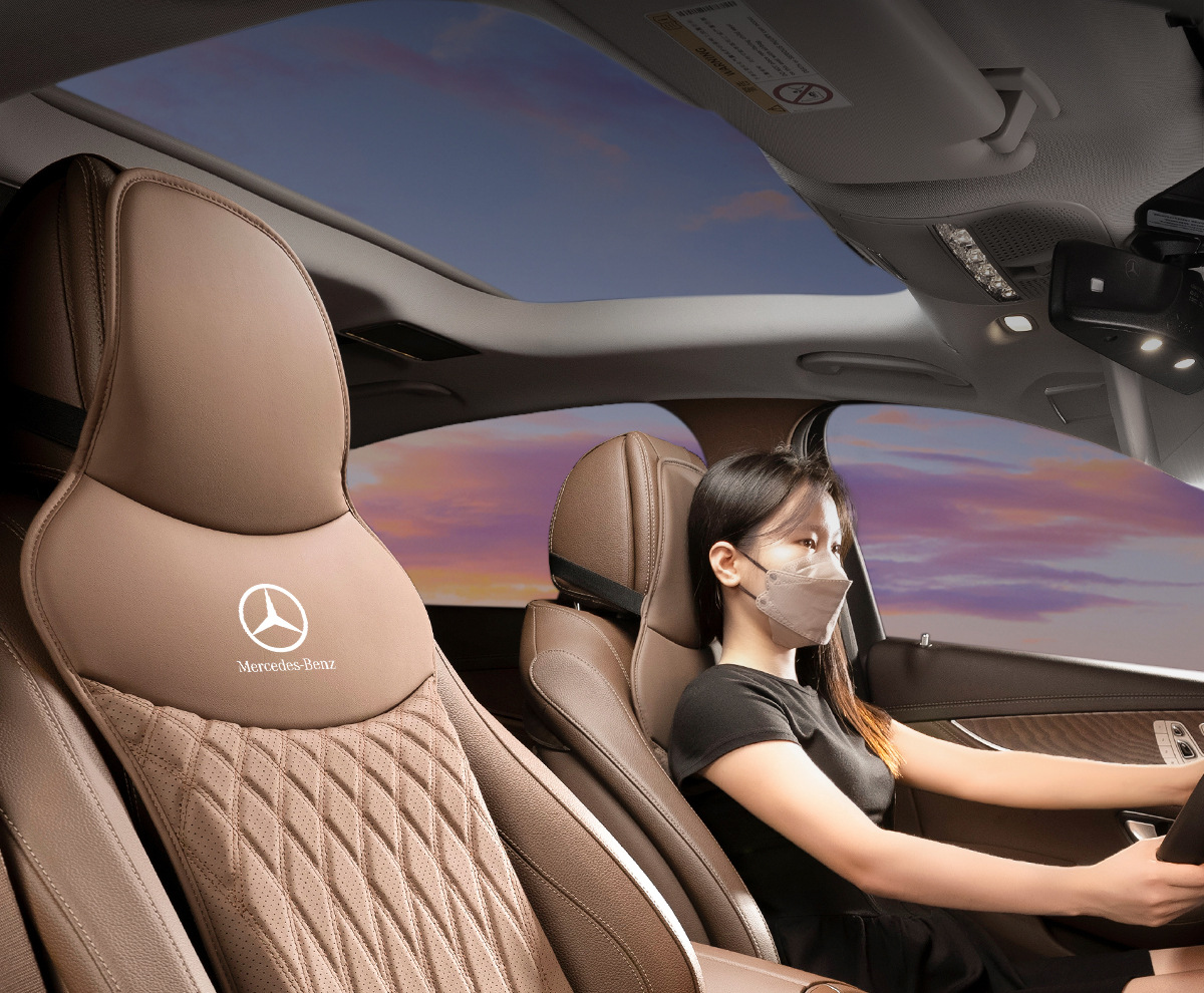 Suitable for Mercedes-Benz Seat Cushion and Lumbar Support S400/E300L/Gla/C-Class/Glc/Gls-Class A-Class Cars for All Seasons