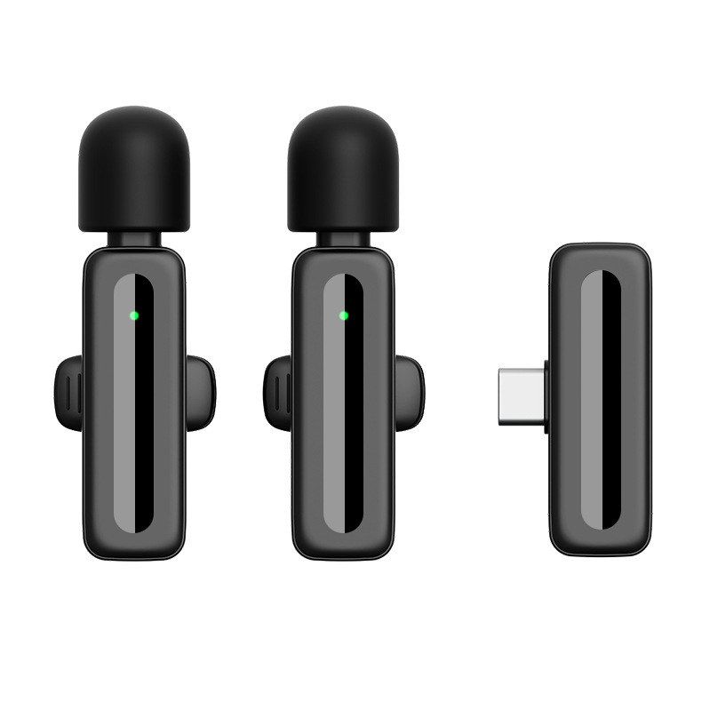 便携无线领夹式麦克风手机直播设备领夹无线迷你无线麦克风
