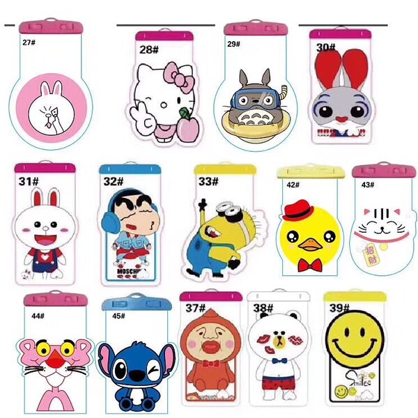 High quality cartoon mobile phone protection PVC
