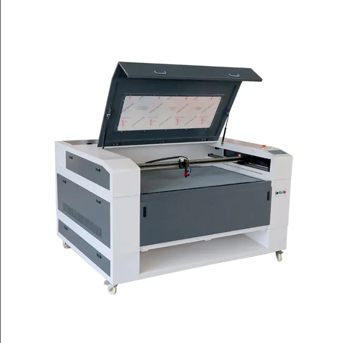 Máquina de corte láser no metálico de dióxido de carbono controlada numéricamente para corte y tallado de tela de papel acrílico