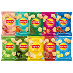 Lays Potato Chips 70g Bag, Full Carton of 22 Packs Classic Original Wave Leisure Gift Pack Student Snack Wholesale