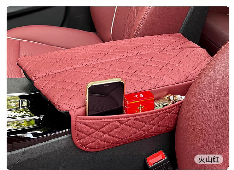 Suitable for BMW 3 Series 4 series X3X4GT double Open height increasing car armrest box pad central protective cover car elbow support pad