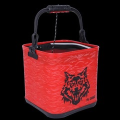 Thickened fishing bucket EVA injection bottom fish bucket rock fishing lure bucket transparent fishing bucket foldable