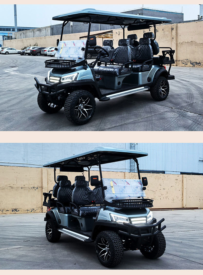 Customized Cross-Border Electric Sightseeing Car, Scenic Spot Tourist Real Estate Tour Car, Property Patrol Electric Golf Cart
