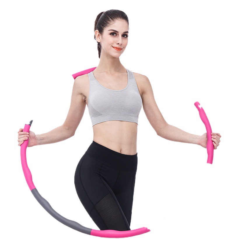 Espuma hula hoop cintura ejercicio vientre contracción niños adultos desmontable hula hoop fitness anillo 6 secciones 7 Secciones 8 secciones