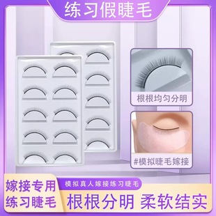 Practice Eyelash Grafting for Novice Students, Special Planting of False Eyelashes for Beginners, Eyelash Training Tools for Grafting