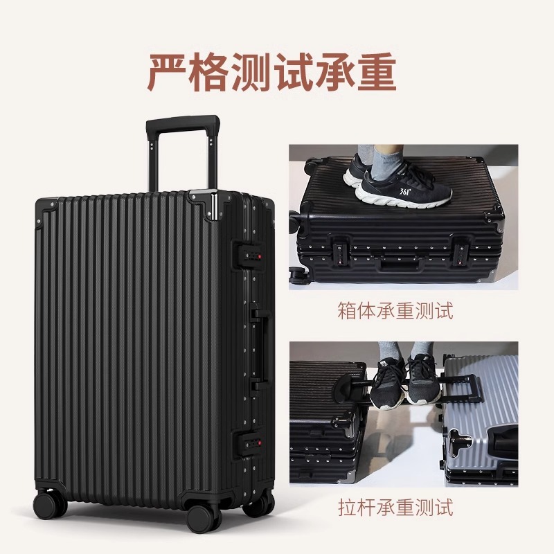 Maleta de mujer red retro 20 pulgadas pequeña caja de viaje 24 pulgadas maleta de estudiante