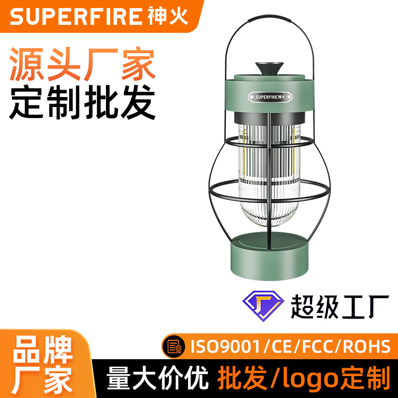 Shenhuo T52 gancho de manija camping led multifunción carga tienda portátil atmósfera campamento luces de camping al por mayor