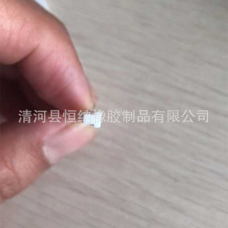 精密仪器用T型硅胶条电池侧封顶封硅胶小t型条