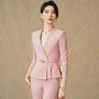 美容院秋冬季ol酒店工作服