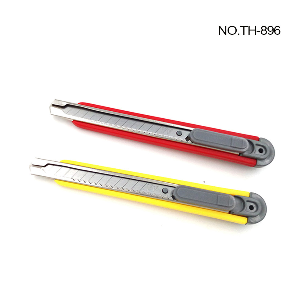 Venta al por mayor engrosada hoja tamaño pequeño Acero inoxidable arte cuchillo de corte de papel de metal cuchillo de talla cuchillo dividido cuchillo expreso cuchillo de papel pintado