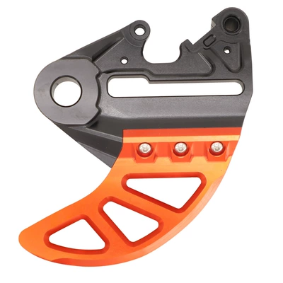 disc protection, Motorcycle Safety Supplies - suitable-for-ktm501-new-rear-brake-bracket-black-orange-20mm