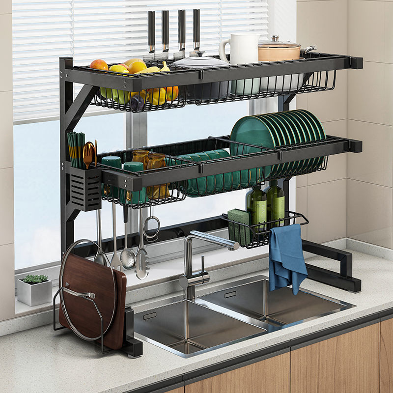 kitchen Leachate Shelf Stainless steel Drain shelf water tank pool mesa Spice rack Dishes Tool carrier