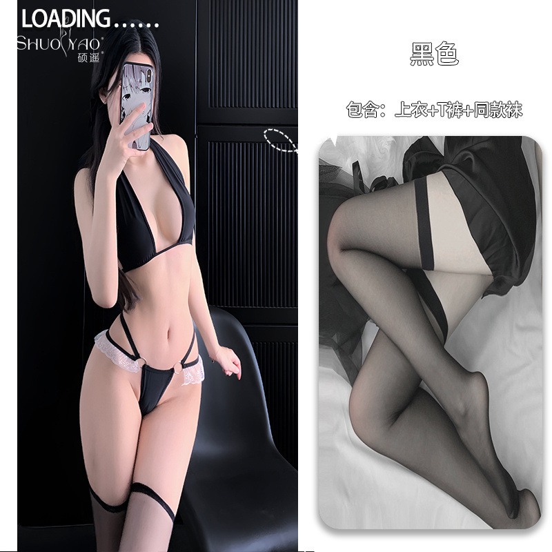 블랙 + 어울리는 스타킹