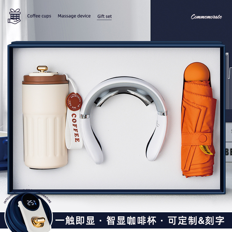 Conjunto de regalos de negocios Taza de café Conjunto de tazas de café Conjunto de regalos de aniversario de la compañía del grupo bancario